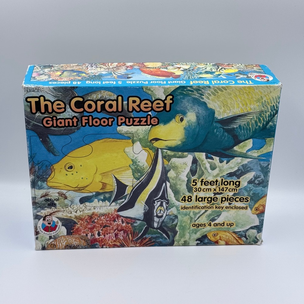 Frank‎ Schaffer The Coral Reef Giant Floor Puzzle 48 Large Pieces FS-3745 5 Feet
